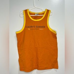 2/$15 ⭐️CalvinKlein Jeans Girls Racer Tank Top Size L